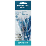 Kinetic F119-121-049 Sabiki Octopus L Рыболовное Перо Бесцветный Blue / Red 6/0 