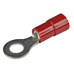 Seachoice 50-61071 Кольцевая клемма с нейлоновой изоляцией Красный Red 6.3 mm-2 Pcs 