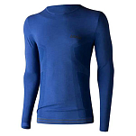 Lenz 293-30-M Базовый слой с длинным рукавом Merino 6.0 Round Neck Голубой Blue M
