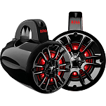 Boss audio 153-MPWT50RGB Marine Waketower/UTV 2 пути Marine Waketower/UTV Светодиодная акустическая система Roll Bar 5.25 дюйма Black