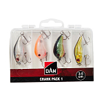 DAM SVS65409 Crank Коробка для приманки Минноу 30-50 mm Gold / Silver / Orange / Red