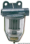 Топливный фильтр с прозрачным корпусом из стекла пропускная способность 20 - 150 л/ч, Osculati 17.656.05