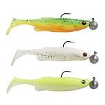 Savage gear SVS77015 Fat Minnow T-Tail RTF Мягкая приманка 75 mm 5g Желтый Clearwater