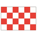 Купить Talamex 27211020 Province North-Brabant Белая  White / Red 20 x 30 cm  7ft.ru в интернет магазине Семь Футов