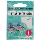 Купить Ragot 201822022 Cristal Blue Barbless SA9012BL Связанные Крючки 0.35 m 0.120 mm Серый 18  7ft.ru в интернет магазине Семь Футов