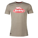 Купить Berkley 1551357 Футболка с коротким рукавом Logo Серый Grey M 7ft.ru в интернет магазине Семь Футов