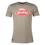 Berkley 1551357 Футболка с коротким рукавом Logo Серый Grey M