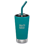 Klean kanteen 1005728 Insulated Tumbler 473ml Straw Крышка Термо Многоцветный Emerald Bay