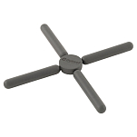 Outwell 650981 Hanmer Trivet Служба поддержки Серый Grey