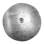 Martyr anodes 194-CMR07 Анод руля направления с Allen Винт Серебристый Grey 165 mm 