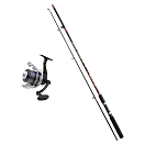 Купить Lineaeffe 2015370 Combo Xtreme Fishing Spinning 3-25 gr Черный 1.80 m  7ft.ru в интернет магазине Семь Футов