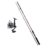Lineaeffe 2015370 Combo Xtreme Fishing Spinning 3-25 gr Черный 1.80 m 