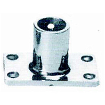 Lalizas 92833 Rectangular База 25 mm Серебристый Silver