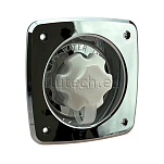 Jabsco 44412-2045 Водяное соединение с регулятором давления, 45 PSI, корпус хромированный, соединения 3/4