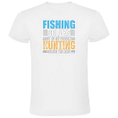 Купить Kruskis CA65500201C080 Футболка с коротким рукавом Fishing Solves Белая White M 7ft.ru в интернет магазине Семь Футов