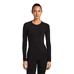Icebreaker 0a571g001/xl Базовый слой с длинным рукавом Merino Blend 260 ZoneKnit™ Seamless Crewe Black 30x25x2