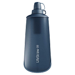 Lifestraw LLSPSFMLGRWW Peak Series 650ml Складная бутылка с фильтром для воды Голубой Mountain Blue