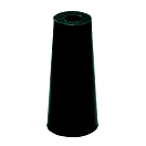 Купить Jr products 342-10695 Универсальный дверной отбойник Зеленый Black 57.15 x 25.4 mm 7ft.ru в интернет магазине Семь Футов