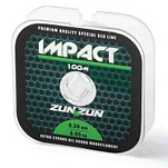 ZunZun 050040 Impact Мононить 100 м Бесцветный Clear 0.400 mm 