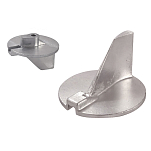 Enrico polipodio 2626405 Yamaha 90-115-200-225HP V4-V6 цинковый ребристый анод  Silver 90 x 74 mm 
