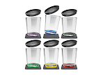 SILWY S025-0700-6-D MULTICOLOUR Магнитные чашки для питья, набор из 6 шт. / вкл. подставки / вкл. крышки
