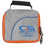 Colmic bo610 Сумка для рыболовных снастей Grey Essence Rig 100 Grey / Orange 25x15x12