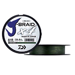 Daiwa 12741010 J-Braid 4 135 M Зеленый  Green 0.100 mm 