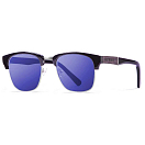 Купить Ocean sunglasses 13101.1 Солнцезащитные очки Niza Shiny Black Revo Blue/CAT3 7ft.ru в интернет магазине Семь Футов