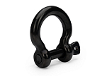 Round Shackle / curved / stainless steel / matt black 56262-bvs