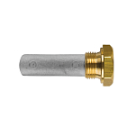 Цинковый анод Tecnoseal 02003T Ø12x41мм стержневой с латунной заглушкой для двигателей General Motors