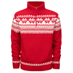Brandit 5029-38-S Свитер с высоким воротом Troyer Norweger Красный Red S