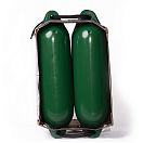 Купить Комплект Polimer Group MFM15602P из 4-х надувных цилиндрических кранцев 15х60см 1,3кг из пластика цвета зелёный металик общий вес 6кг 7ft.ru в интернет магазине Семь Футов