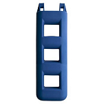 Majoni 186365 Ladder 3 Steps  Blue 250 x 120 x 750 mm