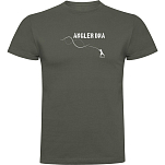Kruskis CA65500138S157 Футболка с коротким рукавом Angler DNA Зеленый Dark Army Green S