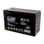 Phasak BAT209 9 A/12V аккумулятор Черный  Black