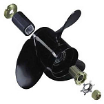 Michigan wheel MWC992409 Vortex 3X RH 3 1/4´´ Коробка передач Алюминий Пропеллер Золотистый Black 10 x 16´´