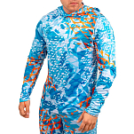 Graff 964-CL-2-M Толстовка с капюшоном UPF 50 964 CL-2 Голубой Mix Blue M