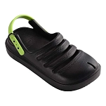 Havaianas 41.482.603.577.256 Деревянные башмаки 4148260 Black / Lemon Green 35x25x15 EU 27