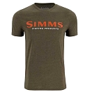 Купить Simms 12803-1274-60 Футболка с коротким рукавом Logo Loden Heather 30x20x5 2XL 7ft.ru в интернет магазине Семь Футов