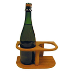 Бамбуковый держатель для 2 бутылок Plastimo 5998710 226x90x119мм