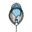 Купить Preston innovations P0140028 Match Головка подсачека Черный Black / Blue 50 cm  7ft.ru в интернет магазине Семь Футов