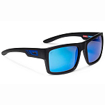 Pelagic 1501181002-MBBL-OS поляризованные солнцезащитные очки Shark Bite Matte Black Blue Mirror Polarized