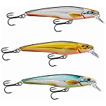 Live target RS70S223-UNIT Rainbow Smelt Jerkbait РС 70С приостановка Пескарь 70 mm 3.5g Золотистый Blue / Chartreuse