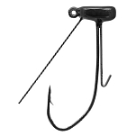 Strike king TGNHW116-1 Weedless Tour Grade Ned Джиг-голова Серебристый Black 1.77 g 