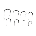 Asari A4123NOS-7/0 Black Tuna Крюк Серебристый  Nickel Black (10 pcs) 7/0 