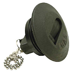Seachoice 50-32531 Deck Fill Plate Gas CapNylon Коричневый Black