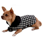 Freedog FD5000174 Pata De Gallo Куртка для собак Черный Black / White 30 cm