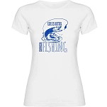 Kruskis 11502102lc419 Футболка с коротким рукавом Life Is Better Fishing White 30x25x2