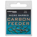 Drennan HSCFDM016 Carbon Feeder Зубчатый Крюк Серебристый 16