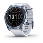 Garmin 010-02541-15 Fenix 7X Sapphire Solar Часы Белая  Mineral Blue Titanium / Whitestone